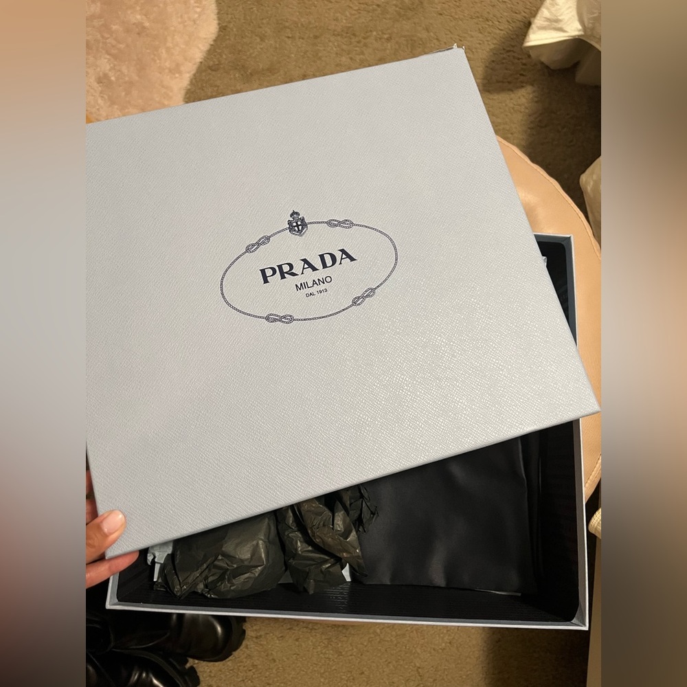 Prada - Monolith Brushed Leather Chelsea Boots - Picture 10 of 13